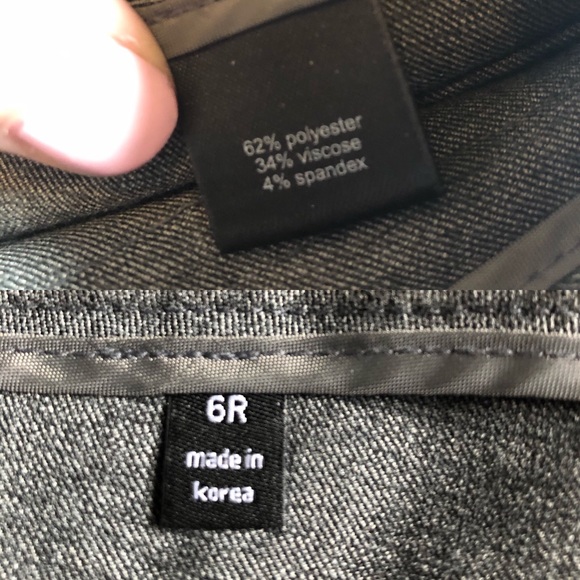 THE LIMITED Gray Dress Pants / slacks size 6 - Picture 8 of 8